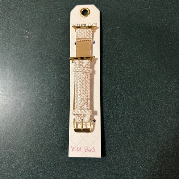 Altar'd State Ivory Watch Band Stylish & Chic Replacement Strap For Apple 38/40 - Picture 1 of 5